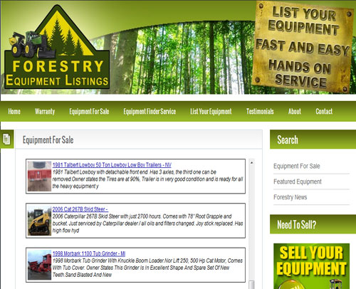 Forestry Equipment Listings - www.felistings.com